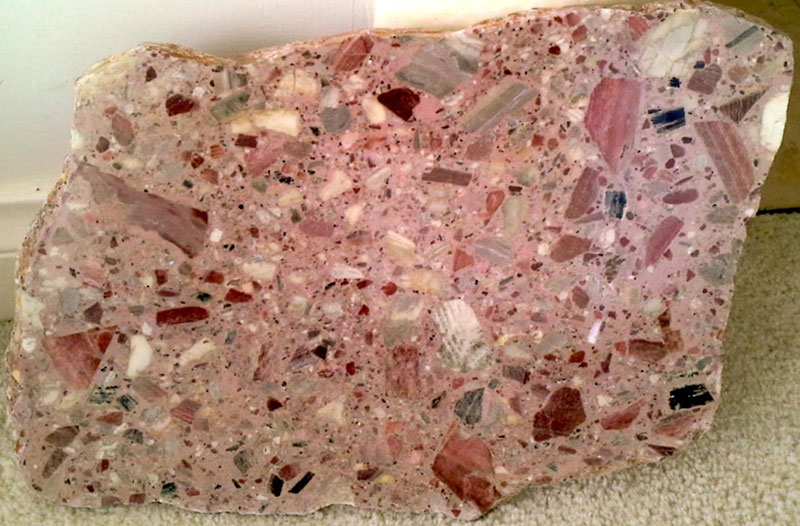 Pink Breccia – a silicified due to asteriod impact
